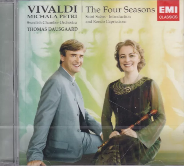 Michala Petri, Blockflöte - Vivaldi: The Four Seasons & Saint-Saens   SEALED