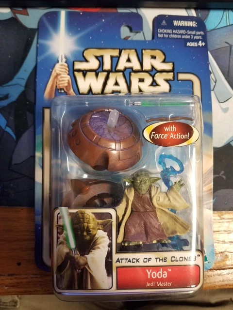 Hasbro Star Wars Episode III - Figura Yoda Con Azione Spada Laser E Pod Del Senato Lancia Missili - Giocattolo 4+ Anni