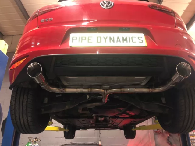 Pipe Dynamics Golf MK7/7.5 2.0 Tdi Boite Arrière Delete - Gti Style Echappement