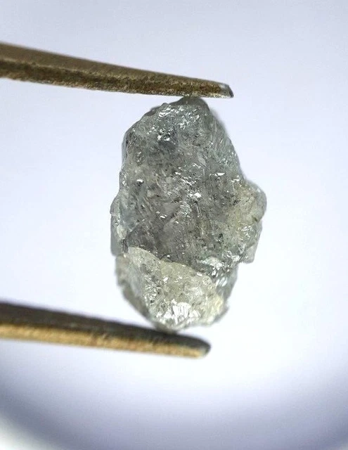 ROUGH DIAMOND RAW Diamond 1.95Tcw Salt Pepper Sparkling Natural Shape ...