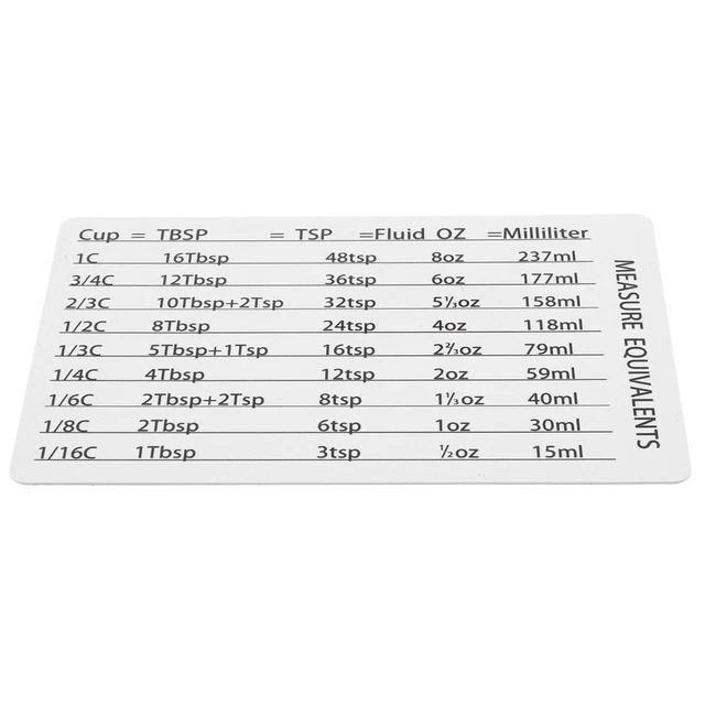 MEASUREMENT CONVERSION CHART Magnet Magnetic Refrigerator Magnets £3.89 ...
