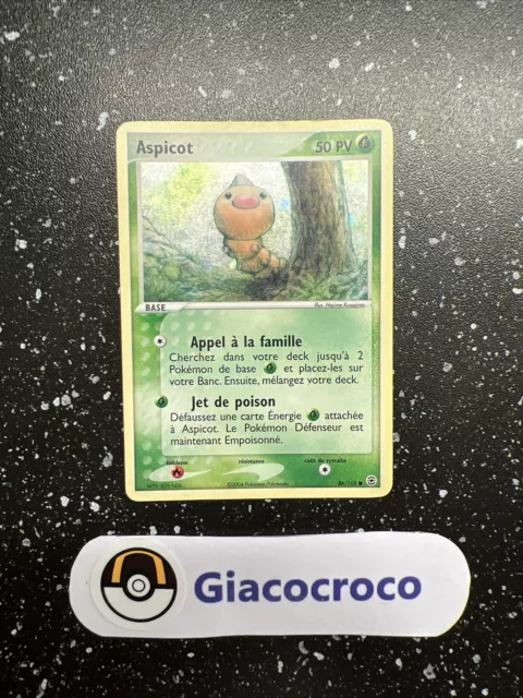 Pokemon Card Aspicot 86/112 Ex Red Fire Green Leaf French Vf Fr
