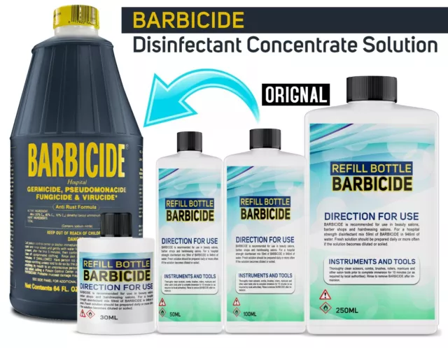 ORIGINAL Barbicide Disinfctant Germicide - VARIOUS SIZES AVAILABLE - BARGAIN!