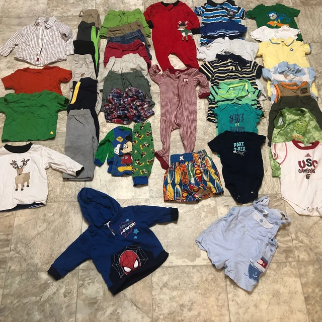 Baby Boy Mixed Brands Lot of 35 Size 12 month