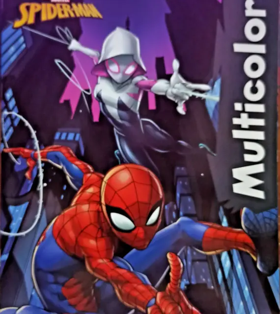 Malbuch Marvel Spider Man Multicolor DIN A4 Ausmalheft Malen Kinder Superheld