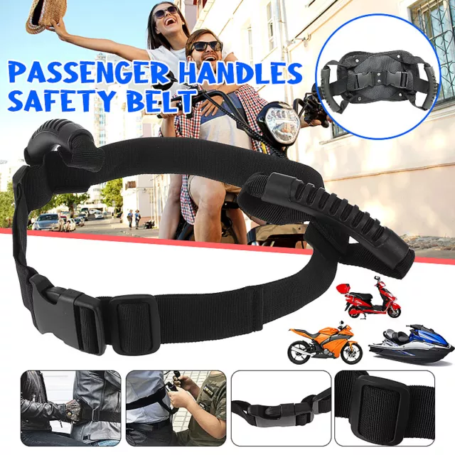 Motobike Safety Belt For Pillion Passenger safety Handle Motorbike Rider