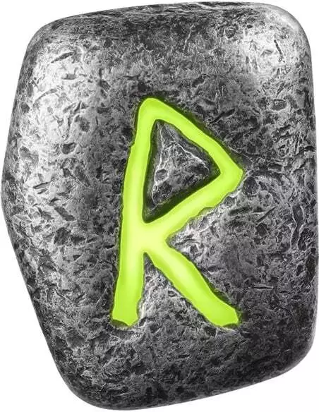 RAIDO CAST RUNE Alphabet UV-Effekt 1 Oz Silber Germania 2023