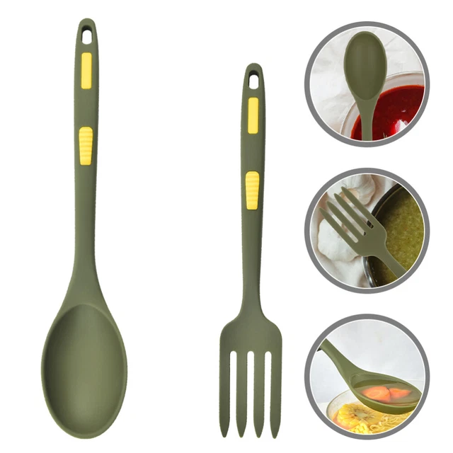 Gel de sílice cuchara de espagueti cucharadita cucharadita cuchara de cocina ajustar elasticidad