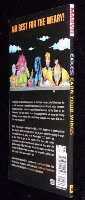 Exiles Earn your Wings Vol 8 Marvel Comics Softcover Graphic Novel New Paperback 2
