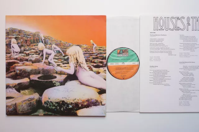 LED ZEPPELIN - "Houses of the Holy" Vinyl LP 1973 ORG Atlantic Rec. ATL 50 014