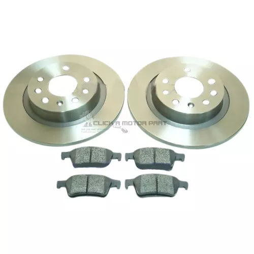 Rear 259Mm Brake Discs & Pads For Toyota Yaris 1.0 1.3 1.4 D4D 1.8 Vvti 06-12