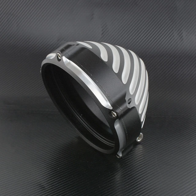 5.75'' Headlight Chrome Cover Mount Configuration Motorcycle Fit For Harley