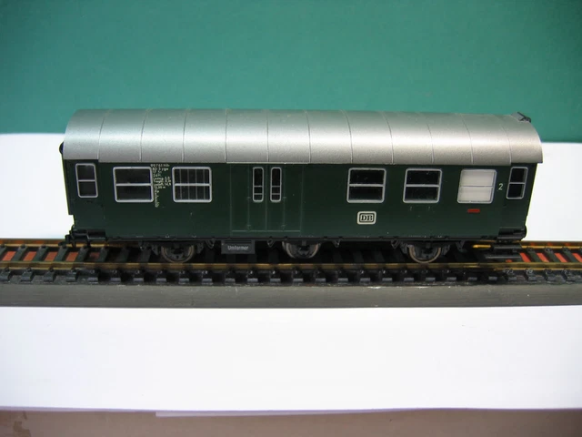 Wagon Voyageur 2ème Classe Fleischmann HO 5090 - État Excellent, Voie Normale, Années 80