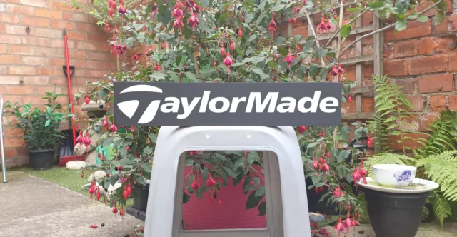 TaylorMade Sign Golf Masters PGA Hand Painted Vintage Style Traditional Wooden