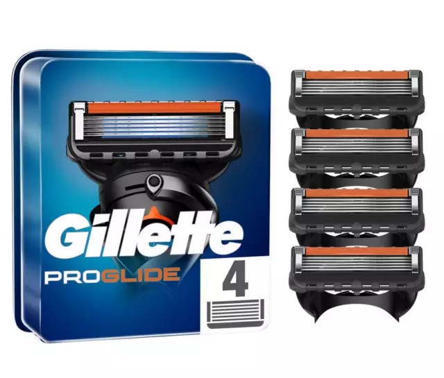 Lot De 4 Lames Gillette ProGlide Rasoir Homme Paquet Recharges Original