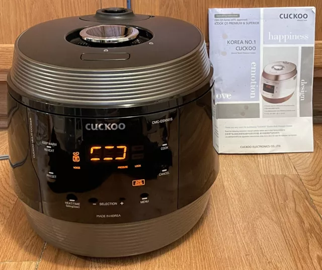 Cuckoo IH Electric Pressure Rice Cooker for 6Person CRP-HZXB0660FB Made in  Korea