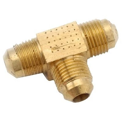 Brass Flare Tee, Lead-Free, 1/4-In. -714044-04