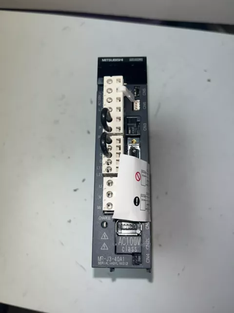 MITSUBISHI MR-J3-40A1 AC SERVO DRIVE UNIT. 2.8A OUTPUT Used