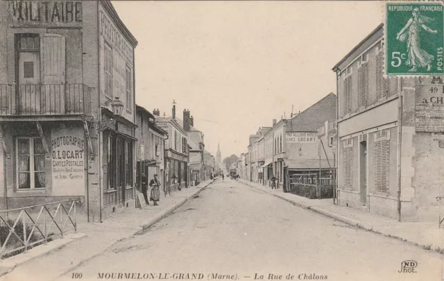 CPA 51 MOURMELON LE GRAND (Marne) La Rue de Chalons
