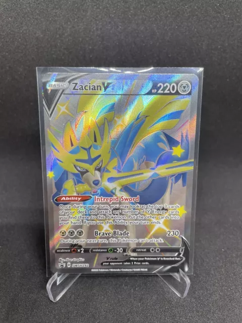 ZACIAN V SWSH292 (Shiny) SWSH Black Star Promo Pokémon Card $4.00