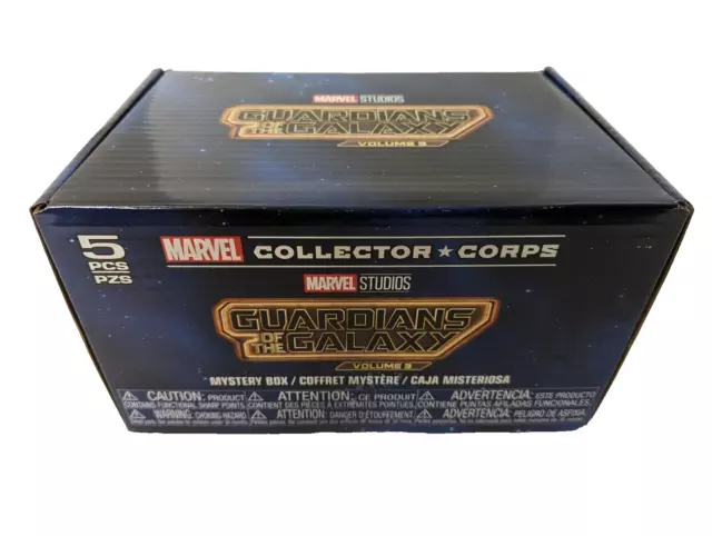 New Funko Pop Guardians of the Galaxy Vol 3 Marvel Collector Corps Box Size L