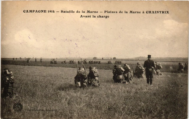 CPA AK Military - Plains of the Marne at Chainrix - Before Loading (697036)