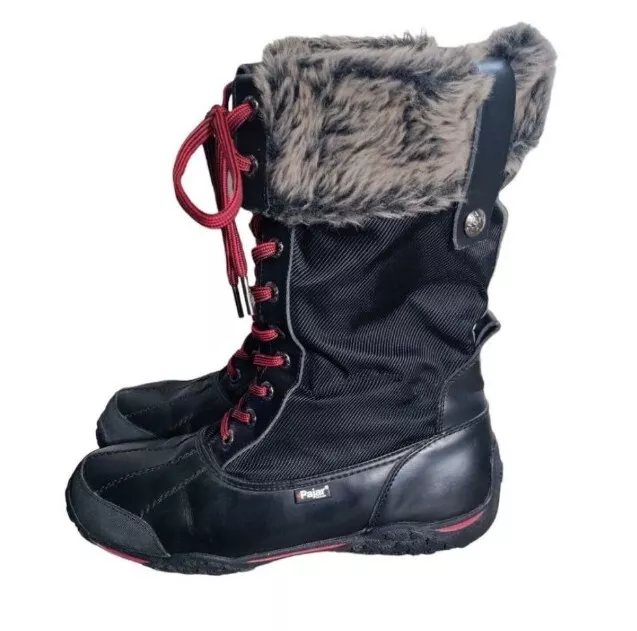 PAJAR Garland Fur Snow Waterproof  Boots Women's Size US 10 2
