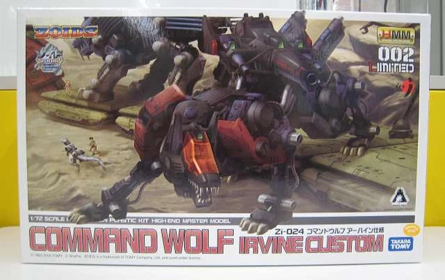 ZOIDS 1/72 ZI-024 Command Wolf Irvine Custom HMM 002 Takara Tomy ...