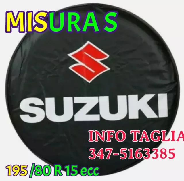 Copri Ruota di Scorta SUZUKI Jimny Grand Vitara XL-7 Sidekick Santana SAMURAI SJ