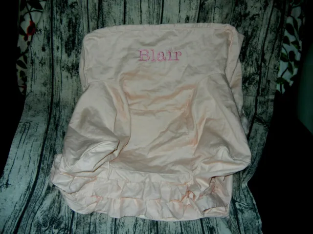 NEW Pottery Barn Kids Anywhere Chair COVER ONLY Pink Ruffle ** Blair **