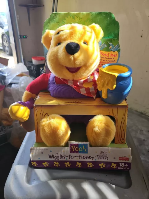 Disney Fisher Price Wigglin-for-Honey Pooh Interactive Plush 1999