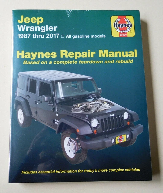 REPARATURANLEITUNG JEEP WRANGLER YJ / TJ / JK, Baujahr 1987 - 2017 EUR ...