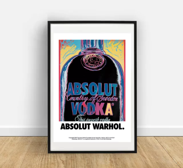 Andy Warhol Absolute Vodka poster print