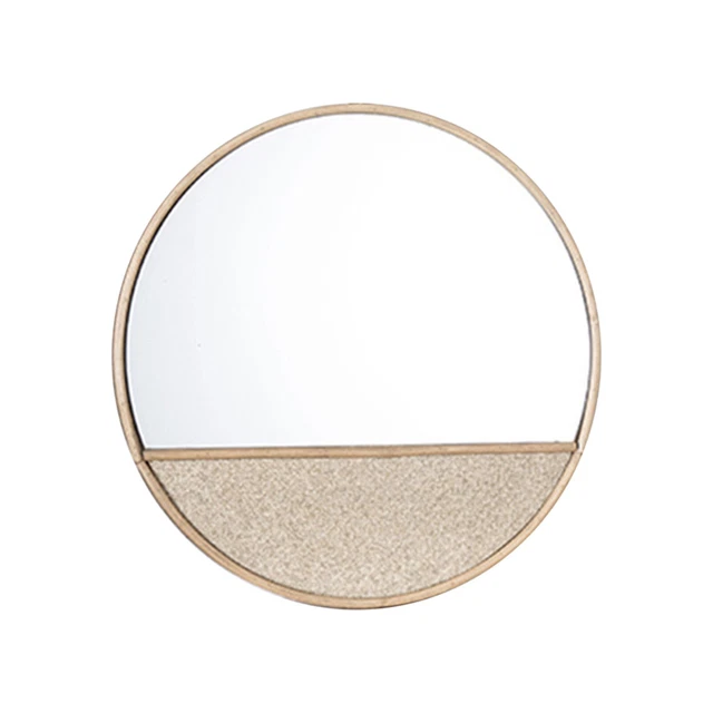 Espejo de maquillaje Espejo 40x40cm Decorativo Simple Resistente a la Humedad Nuevo