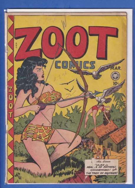 Zoot #14 Rulah Jungle Goddess March 1948 Fox Feature Syndicate Used in SOTI