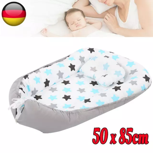 Baby Nestchen Babynest Kokon Kuschelnest Neugeborene Babykokon Baumwolle DE