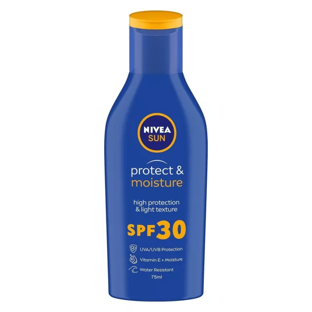 NIVEA Soleil Protège Et Hydratation 75ml SPF 30 Avancé Crème Solaire Pa Uva -