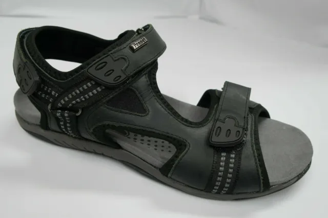 PROPET ANDERSON Rejuve Walking / Sport Sandals M0601 Black/Gray 10 E