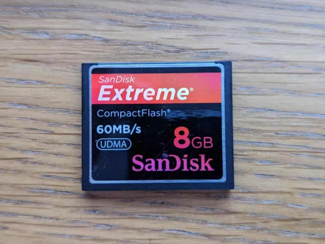 SanDisk Extreme 8GB Compact Flash Card (UDMA) - Memory Card for Digital Camera