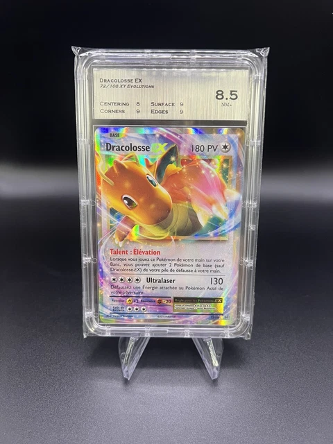 🎉Carte Pokémon Dracolosse EX 72/108 XY Evolutions MTG 8,5 / No PCA PSA 🎉