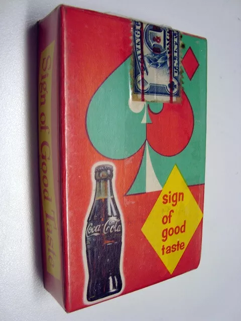 1959 Sealed Deck of Coca-Cola Playing Cards, Version #1