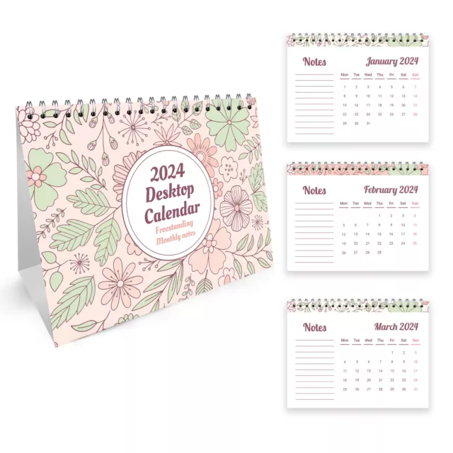 2024 CALENDAR FOR Women 2024 Desktop Planner Desktop Sprial Bound For