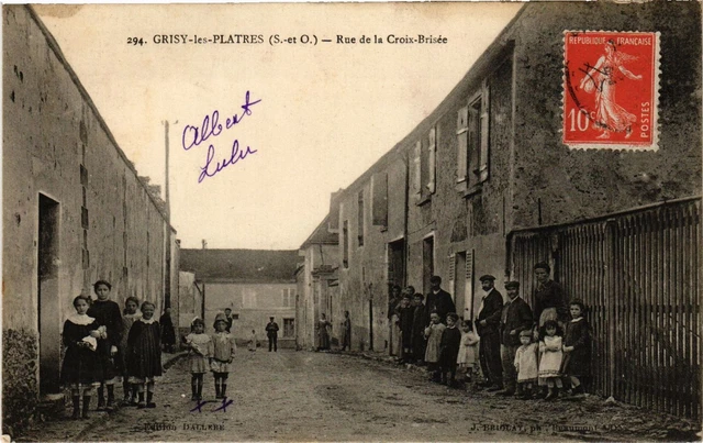 CPA Grisy-les-Platres - (S.-et-O.) - Rue de la Croix-Brisse (290874)