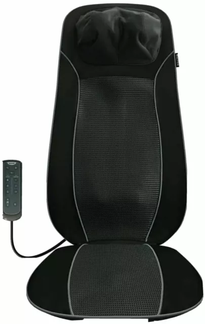 Salter Full Back & Shoulder Shiatsu Massage Chair Pad Seat Cover & Neck Massage