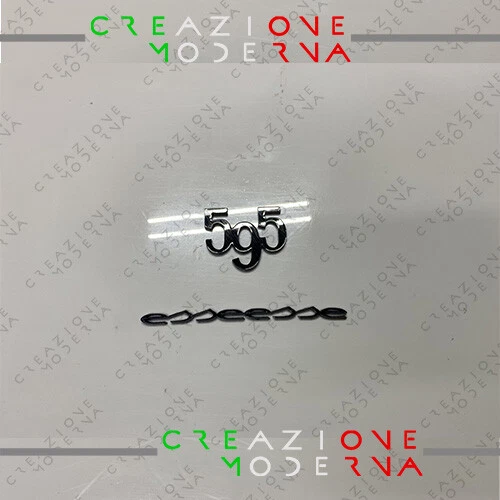 Fiat 500 D F L R Stemma Logo Abarth Smaltato In Acciaio Cromato - Foto 9