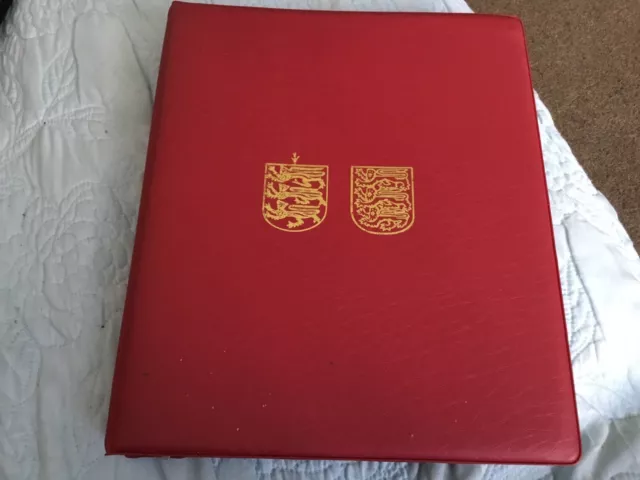 1. Stamp Album Channel Islands . Half Used. Dates To 1977.