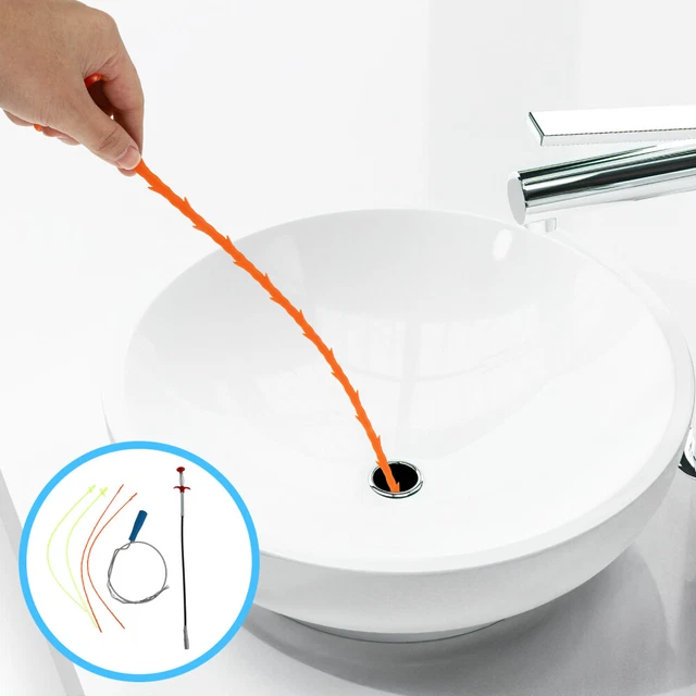Rimuovi lavandino sblocco dissolvitore capelli tubo acchiappacapelli