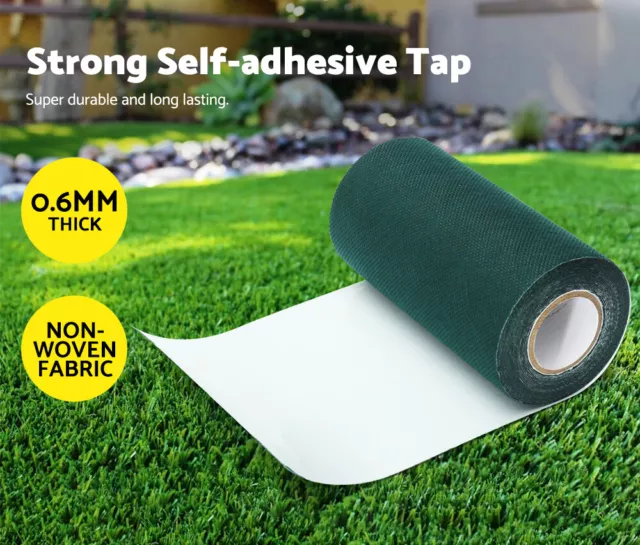 Mobi Artificial Grass 10mm Synthetic Fake Lawn 10~60SQM Turf Plastic Olive 3