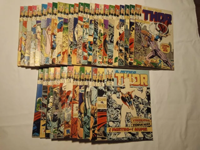 Lotto Di 36 Fumetti Edizione Corno "  Il Mitico Thor" Ottimi