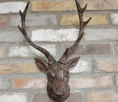 RAM Mounts Wall Mounted Animal Heads Wolf Rhino Stag Ram Skull Garden Indoor Ornament Décor 